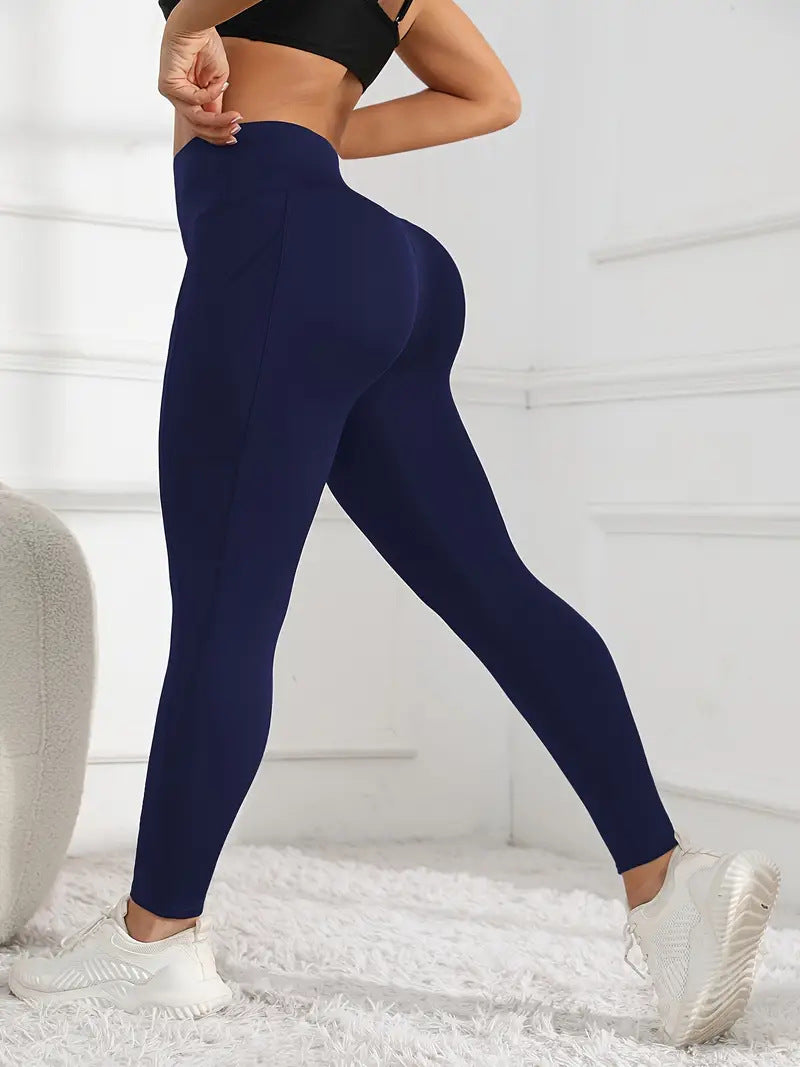 High-Waisted Yoga Pants with Pockets