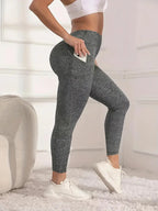 High-Waisted Yoga Pants with Pockets