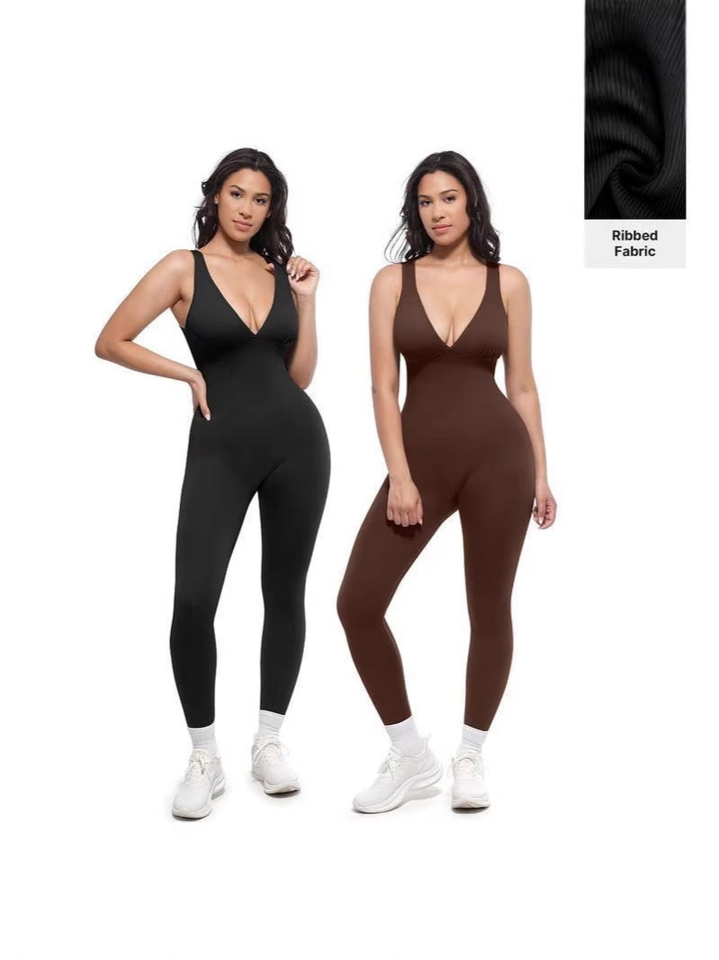 Womens Seamless Yoga Bodysuit